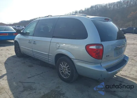 2002 Chrysler Town & Country Limited из США, поврежденный, VIN 2C8GP64L82R617235